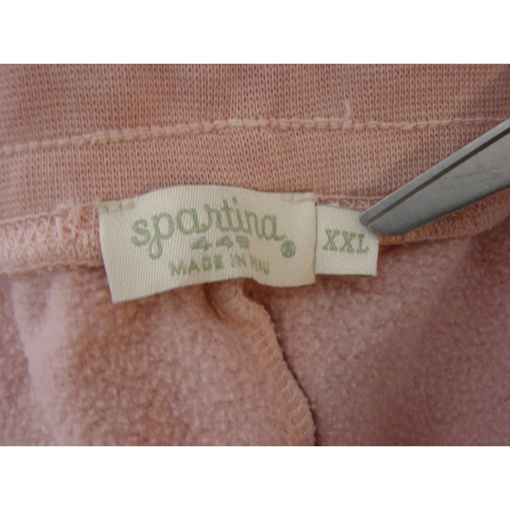 New Spartina 449 Pale Blush Pink Seaview Lounge Pull On Pants Womens XXL - Picture 9 of 11